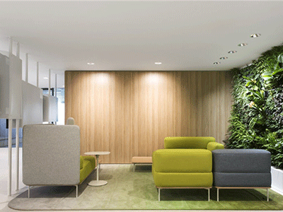Natural and refreshing, AstraZeneca Sydney office furniture